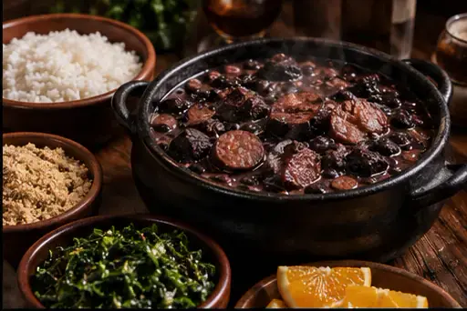 Feijoada em panela de barro